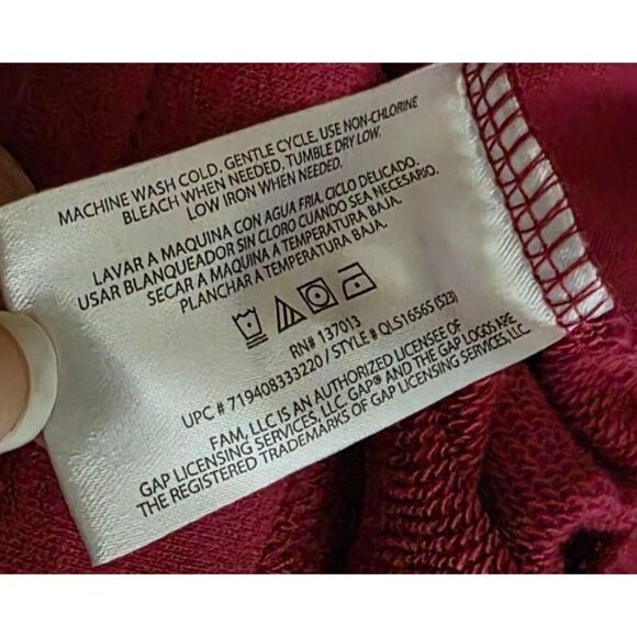 GAP Women's Soft Drawstring Logo Shorts Womens L Hot Pink - Picture 6 of 7